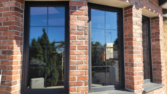 Solar window film installation in Mijas, Costa del Sol. Views from interior and exterior after installation
